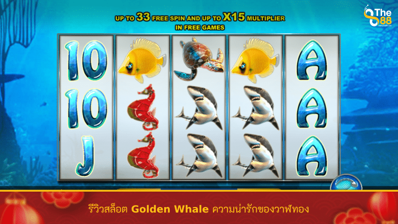 รีวิวสล็อต Golden Whale ความน่ารักของวาฬทอง