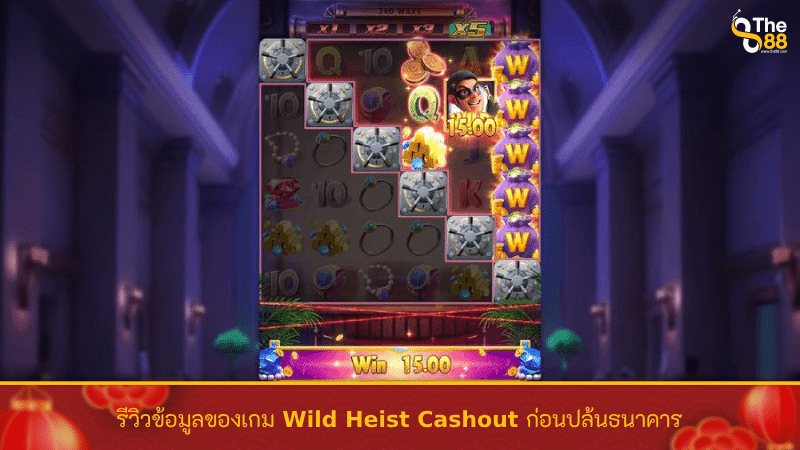 รีวิวข้อมูลของเกม Wild Heist Cashout ก่อนปล้นธนาคาร