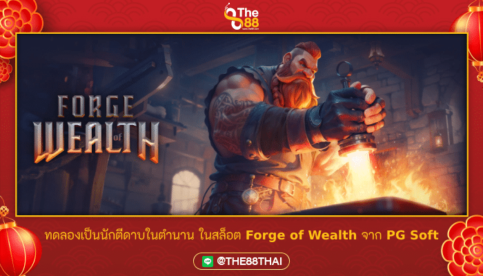 ทดลองเป็นนักตีดาบในตำนาน ในสล็อต Forge of Wealth จาก PG Soft